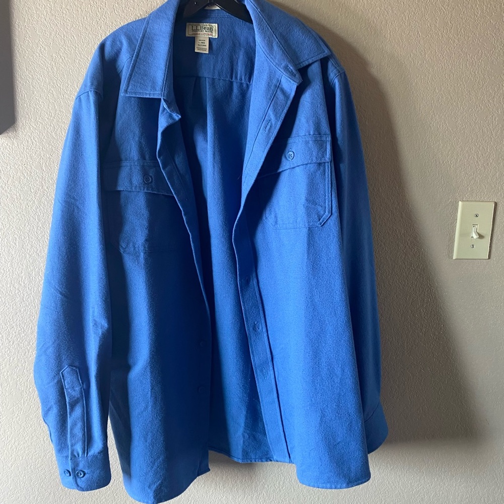 Long sleeved LL Bean button down shirt